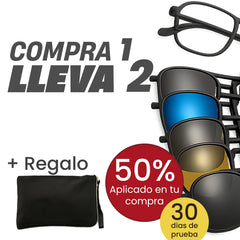 Gafas de Sol Martin 6 en 1 | Compre 1 y Obtenga 2 Solo Durante el Dia de Hoy + Regalo Exclusivo 🎁