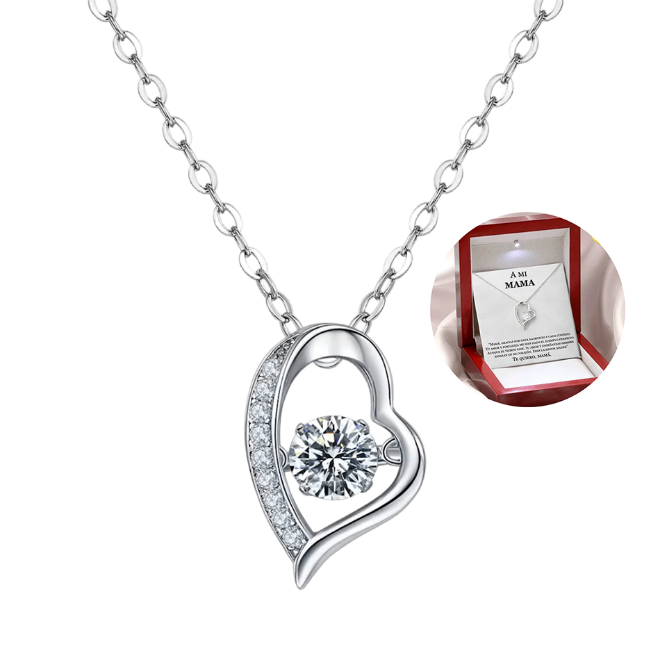 Collar Amor Eterno | Caja con Luz y Dedicatoria Premium