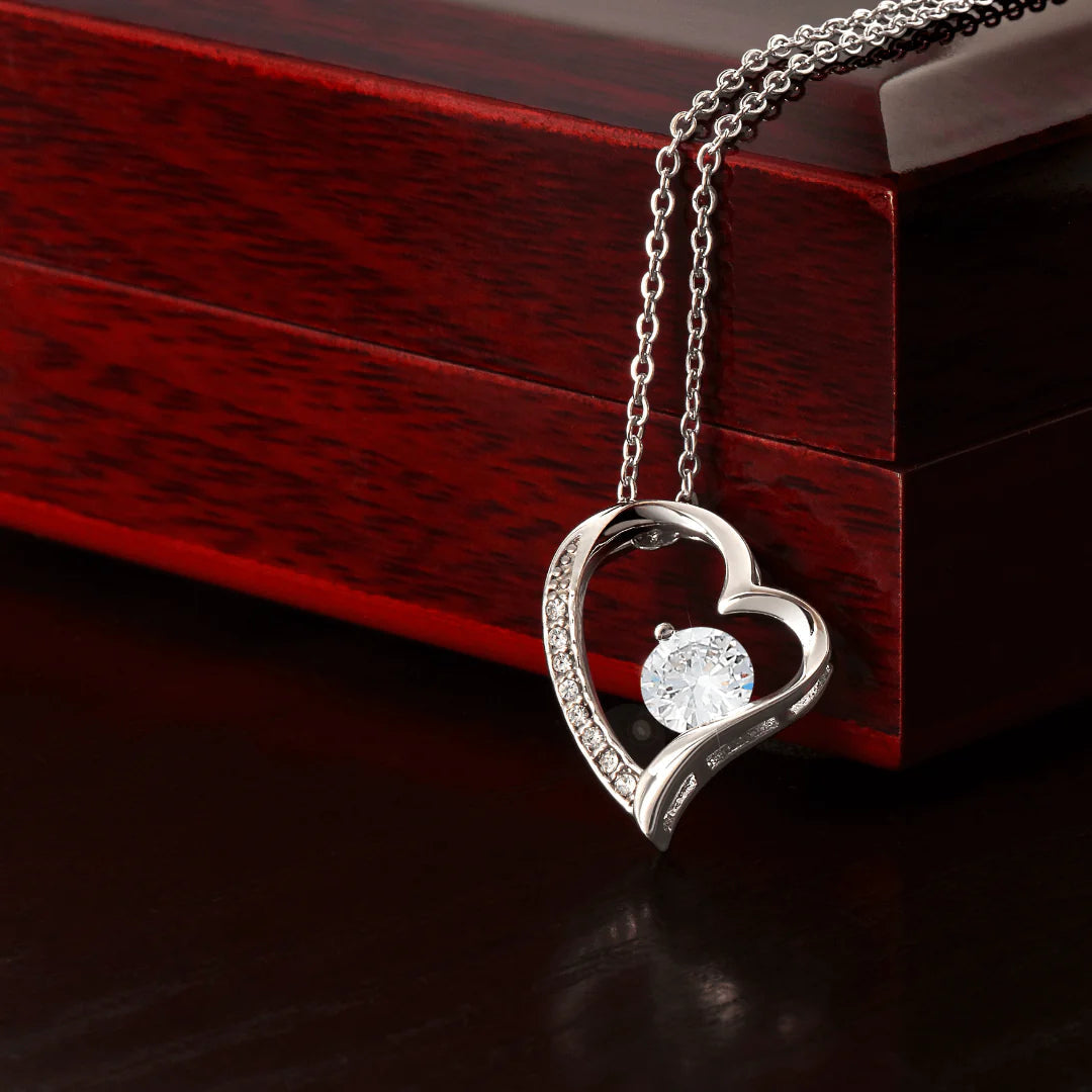 Collar Amor Eterno | Caja con Luz y Dedicatoria Premium