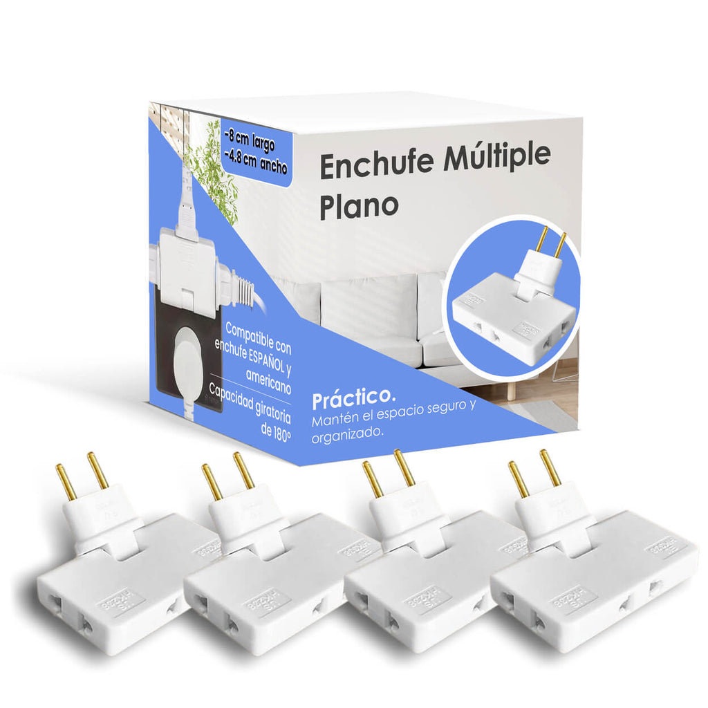 Enchufe Plano Giratorio 180º | Compra 1 y Llévate 4!