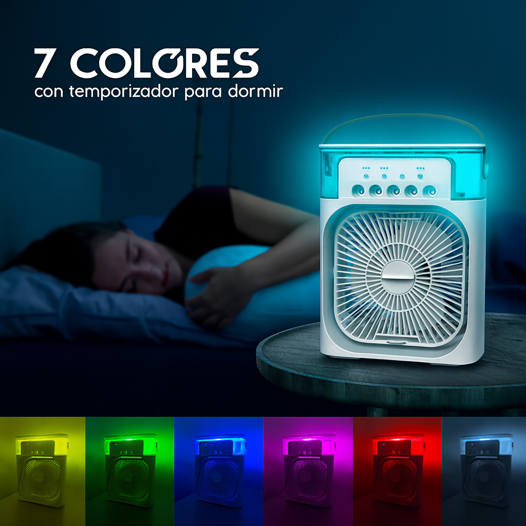 Ventilador Humidificador Portátil ClimaFresh [COMPRA 1 Y LLÉVATE 2]