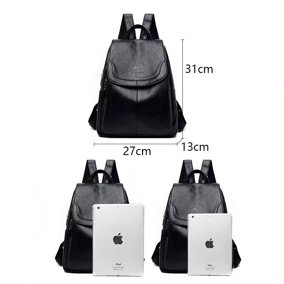 Mochila de Cuero Ecobag [COMPRA 1 Y LLÉVATE 2]