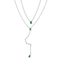 Collar de mujer con dije griego