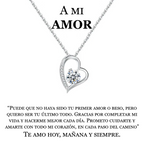 Collar Amor Eterno | Caja con Luz y Dedicatoria Premium