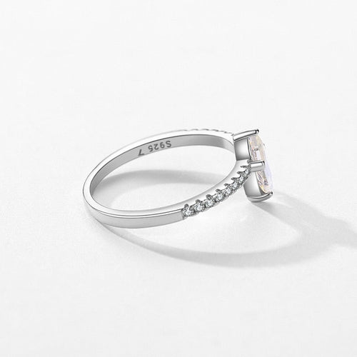 Anillo de Plata 925 con Tachuelas de Circonitas Rombos