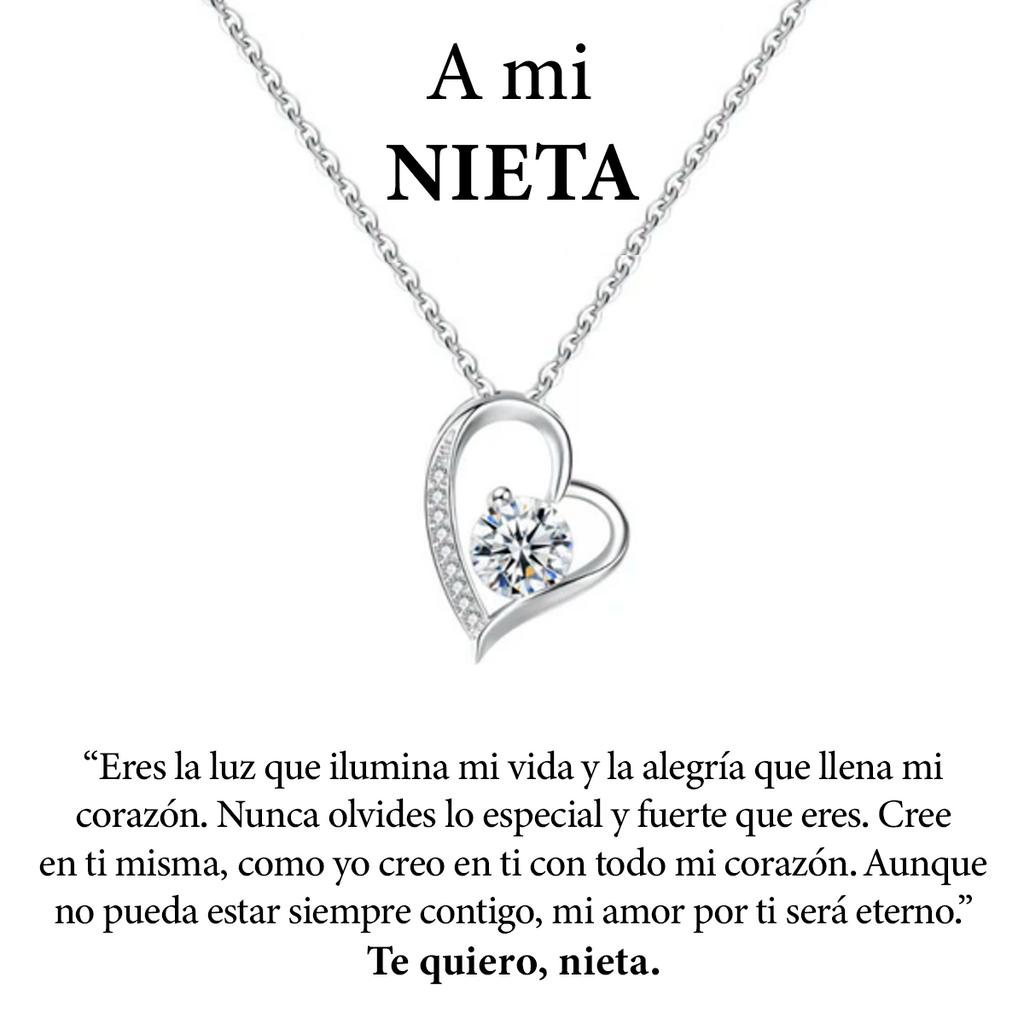 Collar Amor Eterno | Caja con Luz y Dedicatoria Premium