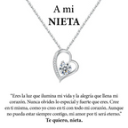 Collar Amor Eterno | Caja con Luz y Dedicatoria Premium