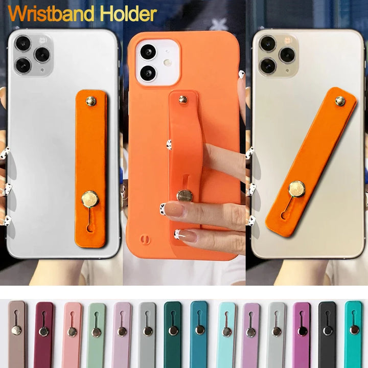 Phone Holder Wrist Band Finger Grip Stand