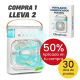 Ventilador Humidificador Portátil ClimaFresh [COMPRA 1 Y LLÉVATE 2]