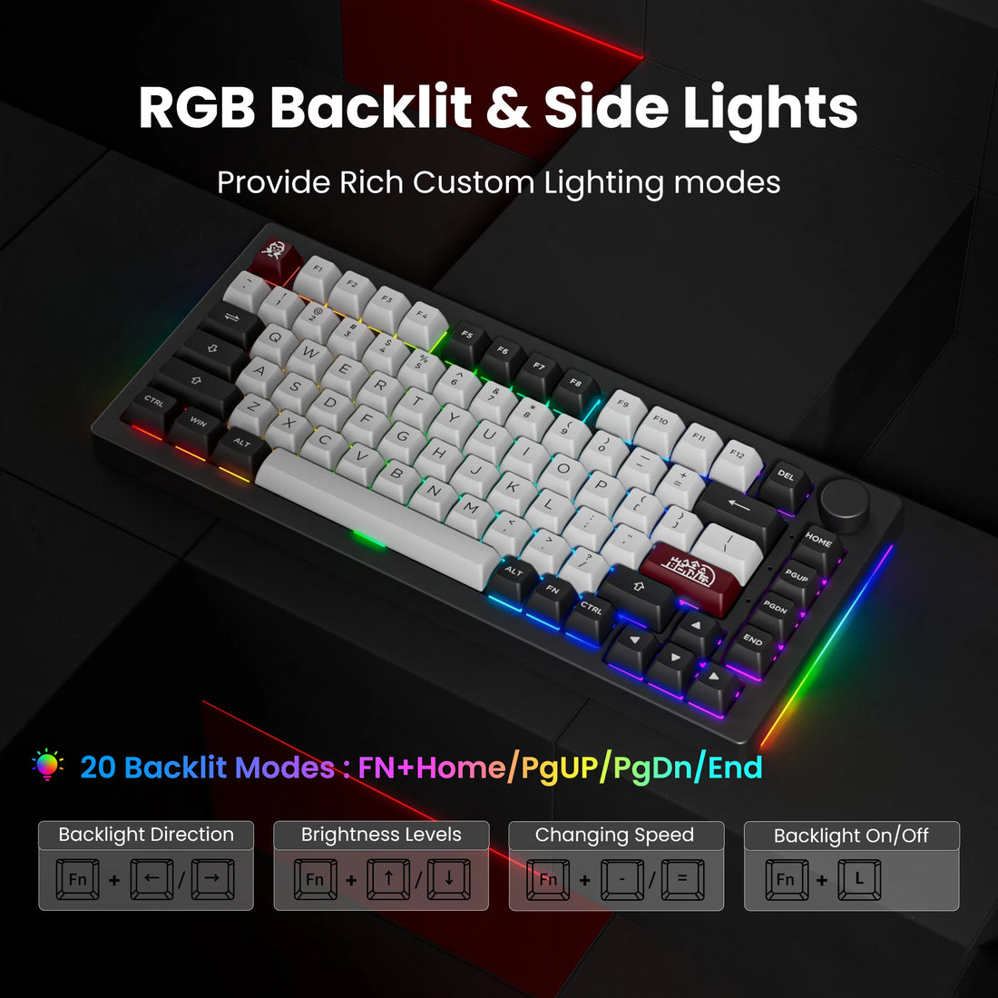 5075B Plus Dracula Castle 75% RGB Mechanical Keyboard