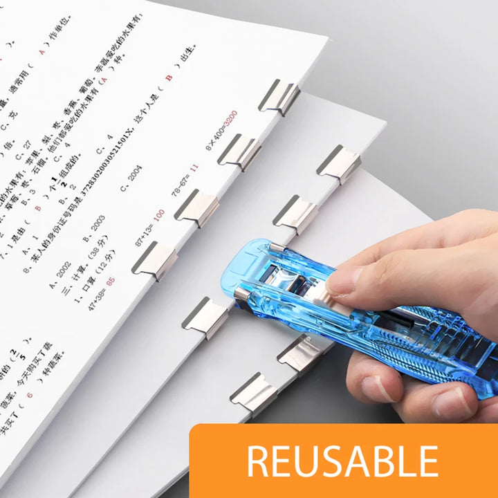 Traceless Reusable Mini Stapler Hand Clamp