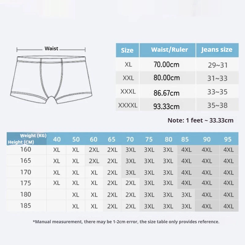 8Pcs Men's Boxer Shorts