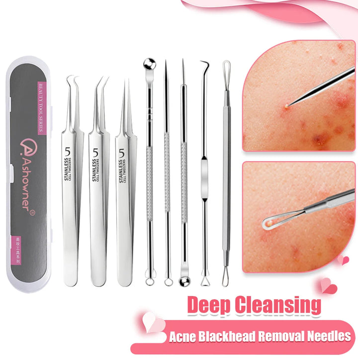 5/8PCS Blackhead Removal Needles Pore Cleaner