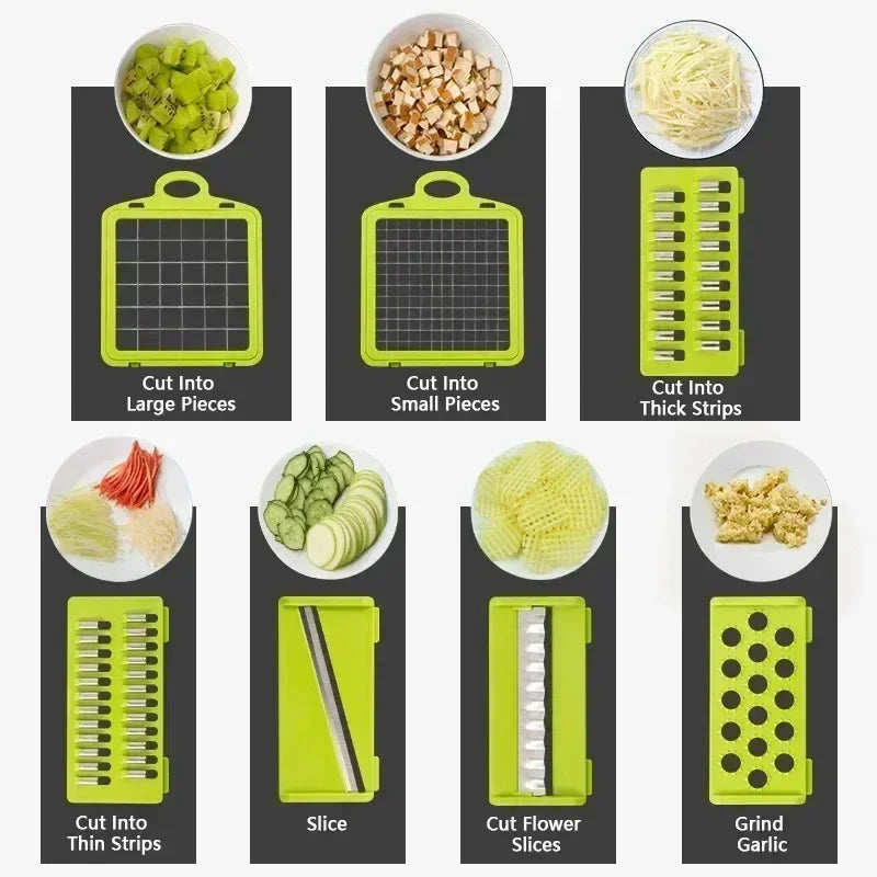 14/16-in-1 Multifunctional Vegetable Chopper