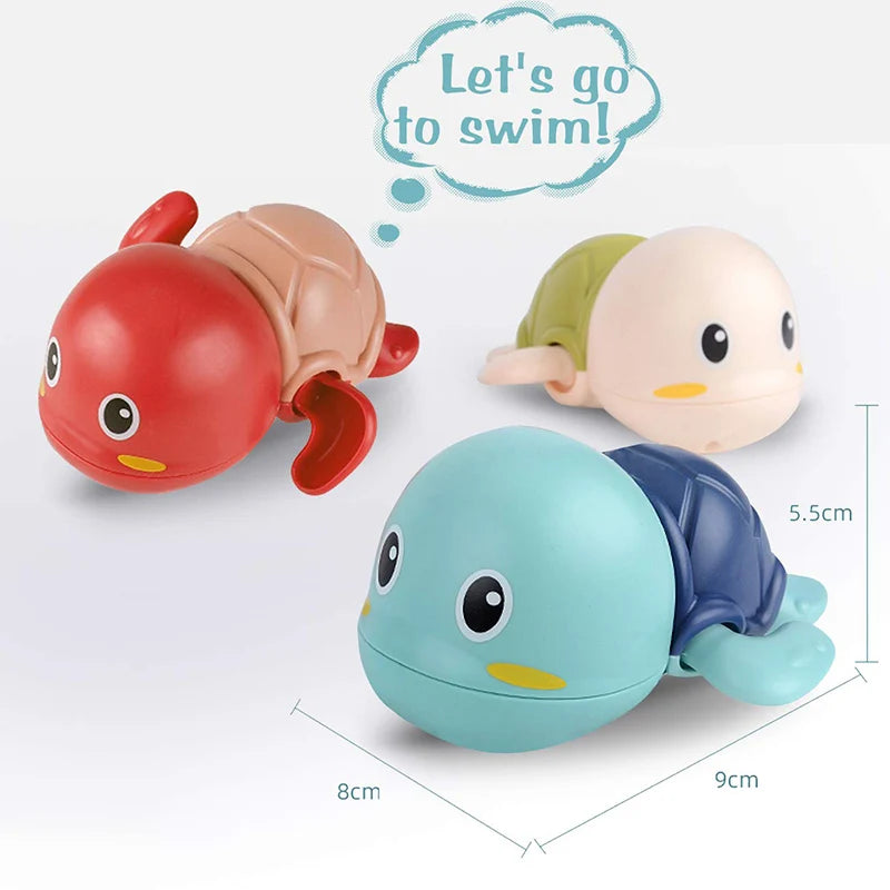 Cute Swimming Turtle Whale Bath Toy