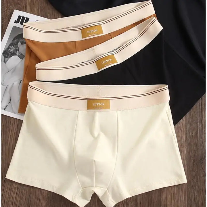 3 Pcs Men's Cotton Boxer Shorts