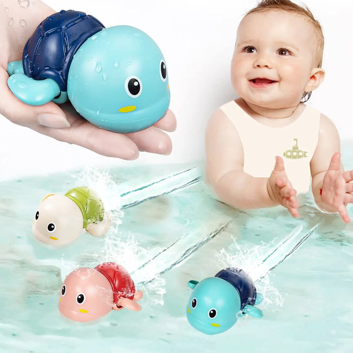 Cute Swimming Turtle Whale Bath Toy