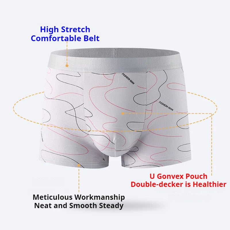 8Pcs Men's Boxer Shorts