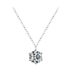 Collar Mujer Luna Cristal
