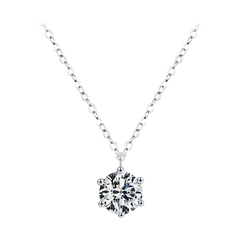 Collar Mujer Luna Cristal