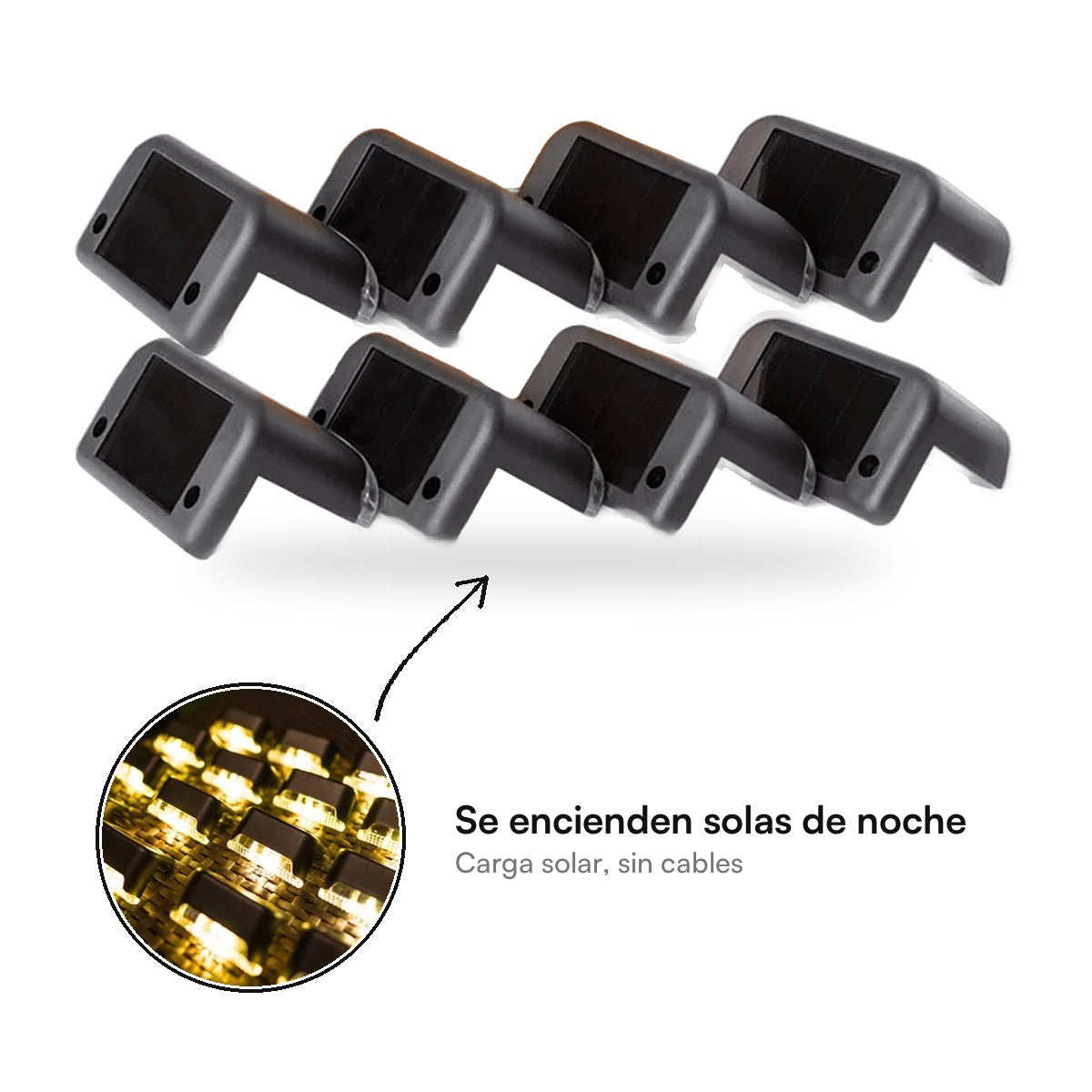 Mini Luces LED con carga solar