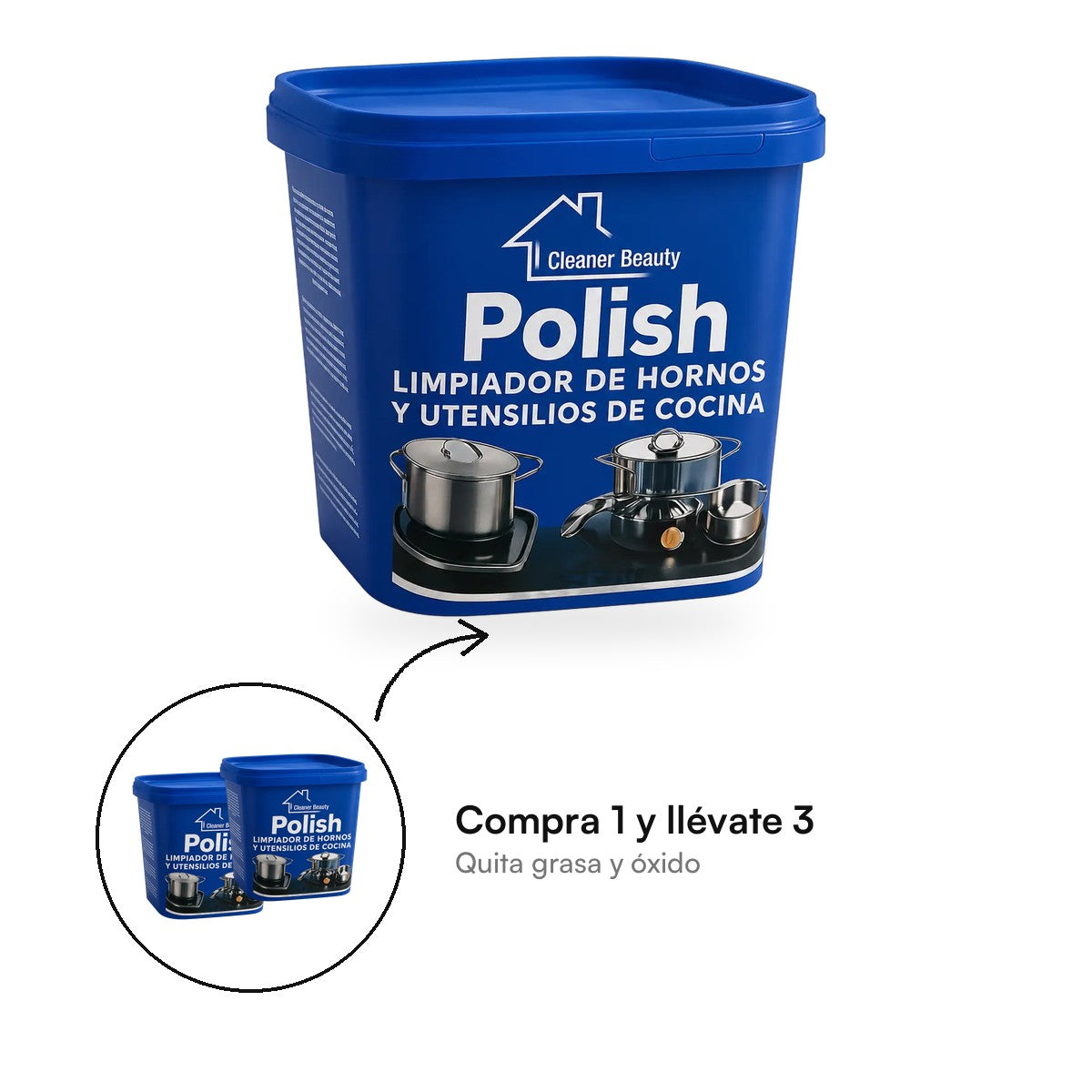 Pasta Limpiadora Polish 2.0 | Compra 1 y Llévate 3!