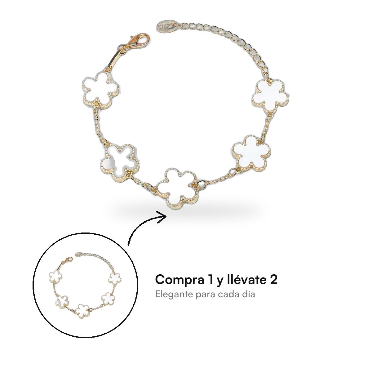 Pulseras Trébol de Cinco Hojas