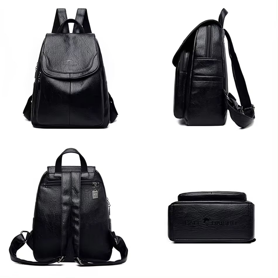 Mochila de Cuero Ecobag [COMPRA 1 Y LLÉVATE 2]